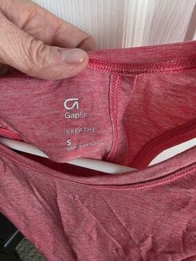 GAP Fit Pink Heather Tank Top